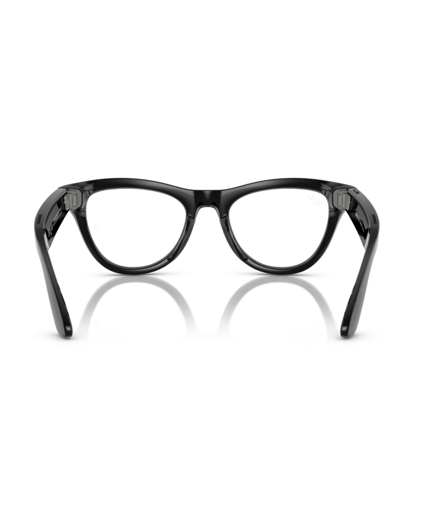 Очки Ray-Ban Unisex AI Meta Gen1 Skyler Photocromic Glasses, RW4010, цвет: Чёрный фиолетовый — фото 4