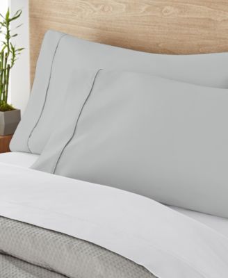 400 Thread Count Cotton Percale Pillowcase Pair, King