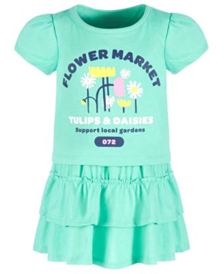 Epic Threads - Toddler Girls Flower Market Top & Skirt, 2 Piece Set