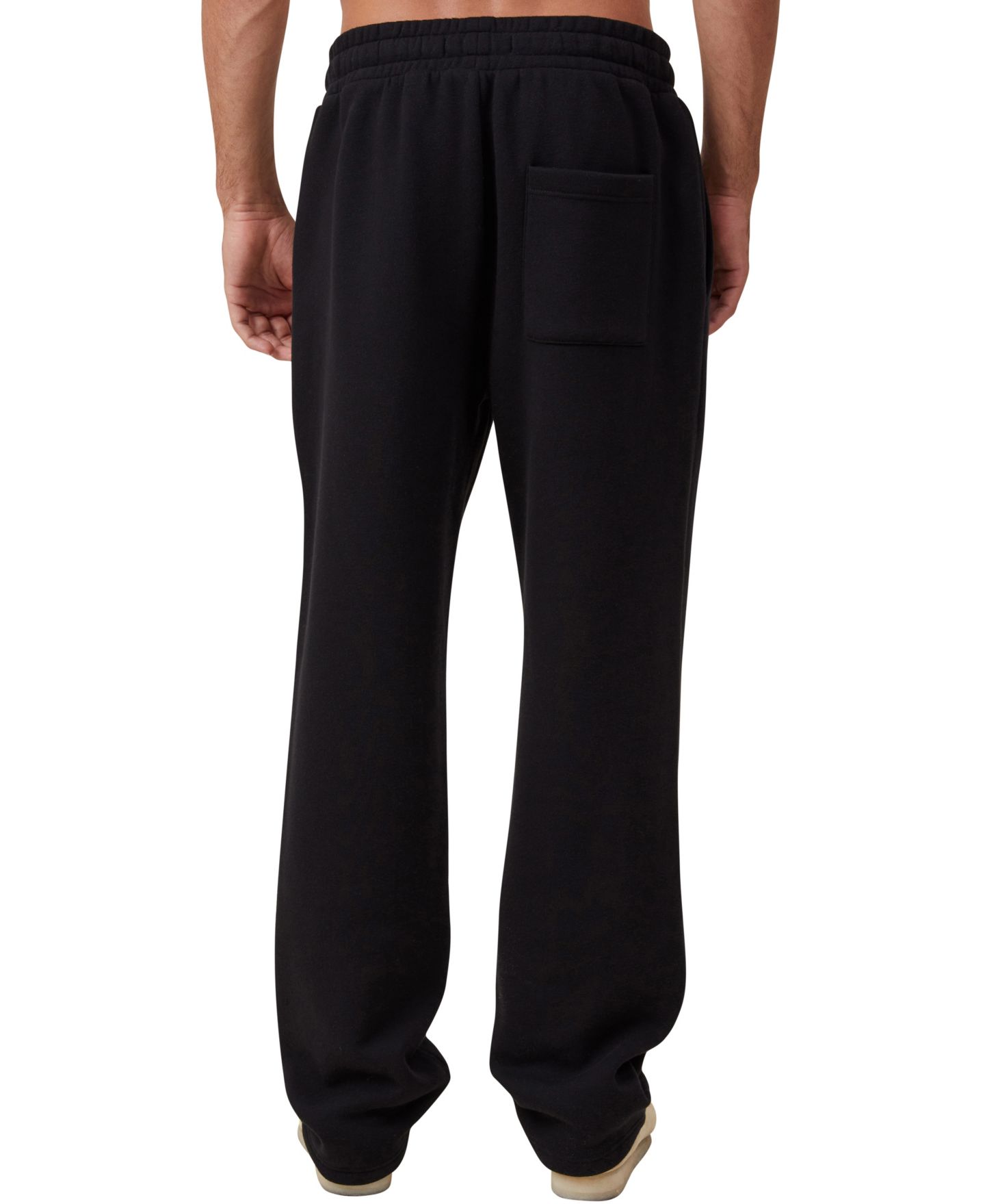 Мужские брюки COTTON ON Relaxed Track Pants, цвет: Чёрный — фото 2