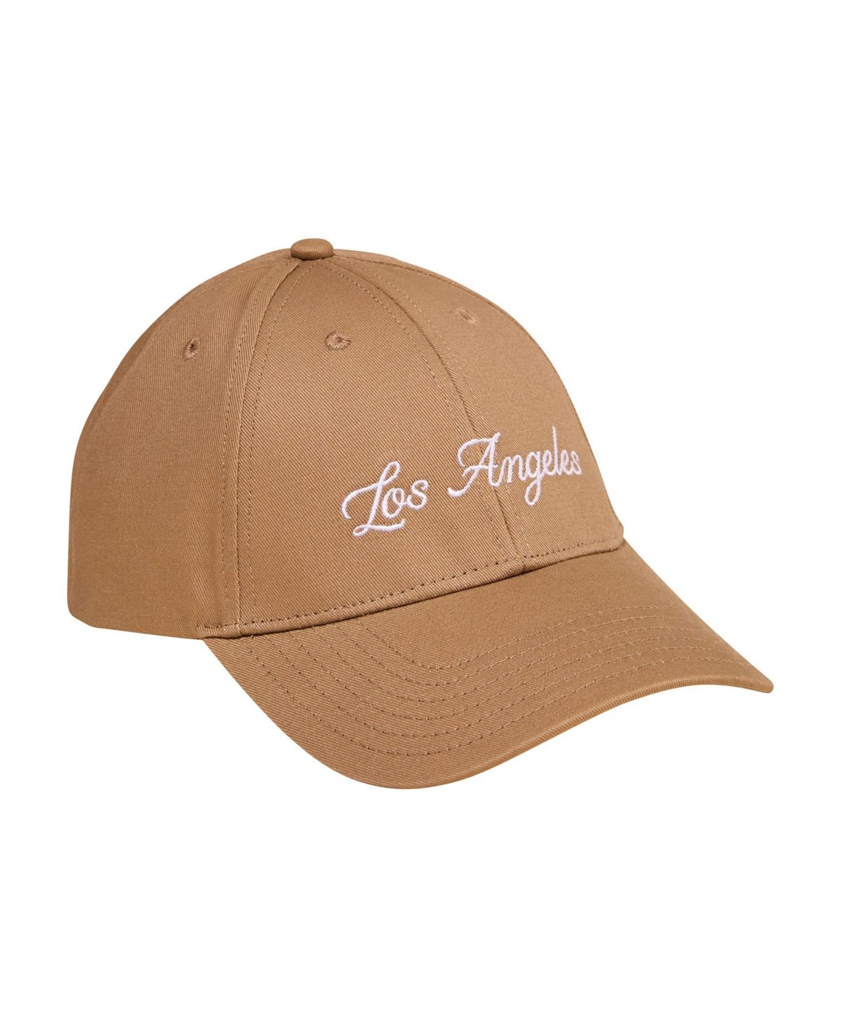 Men's 6 Panel Ball Cap - Beige