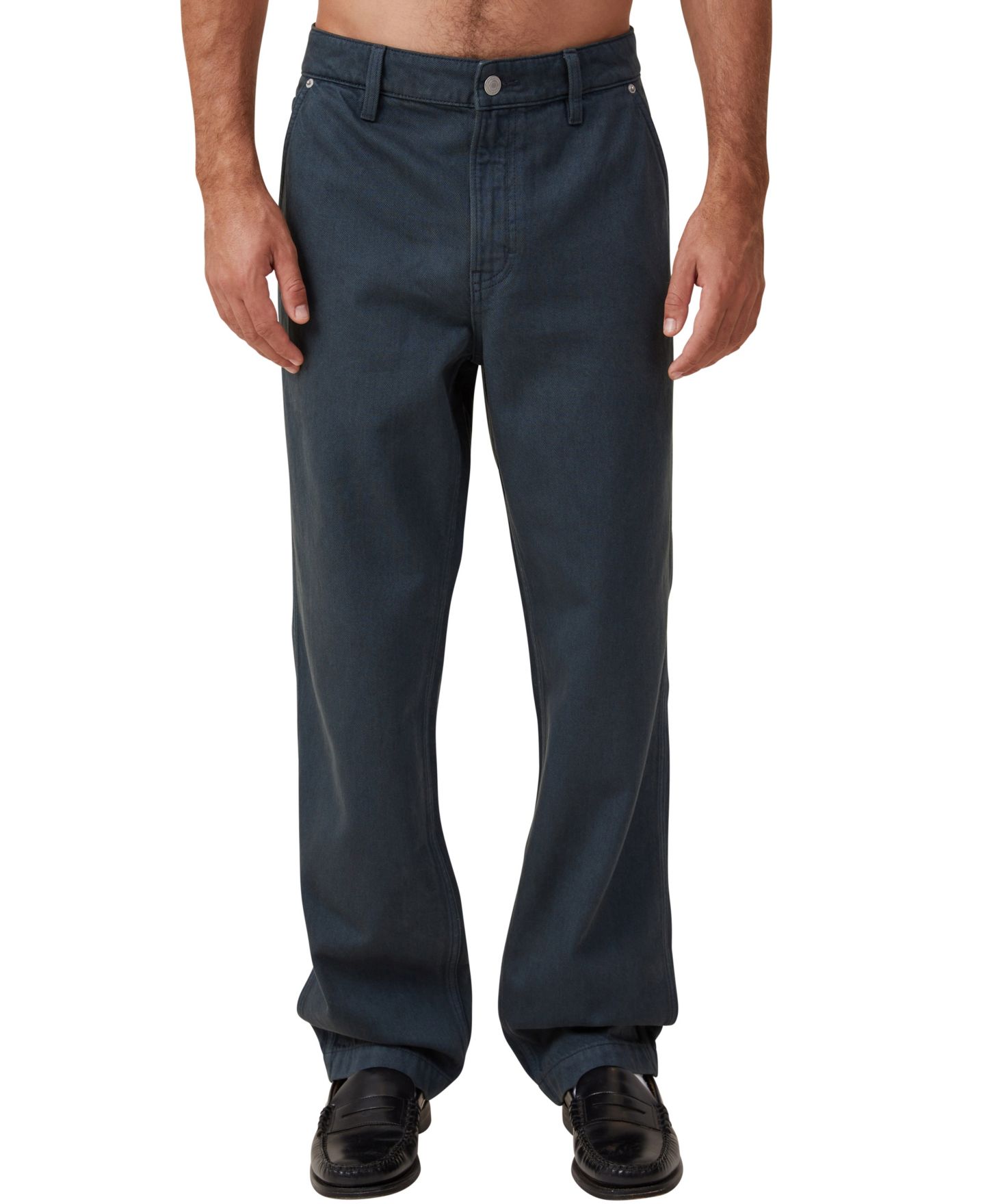 Мужские джинсы COTTON ON Baggy Jean, цвет: Зелёный — фото 1