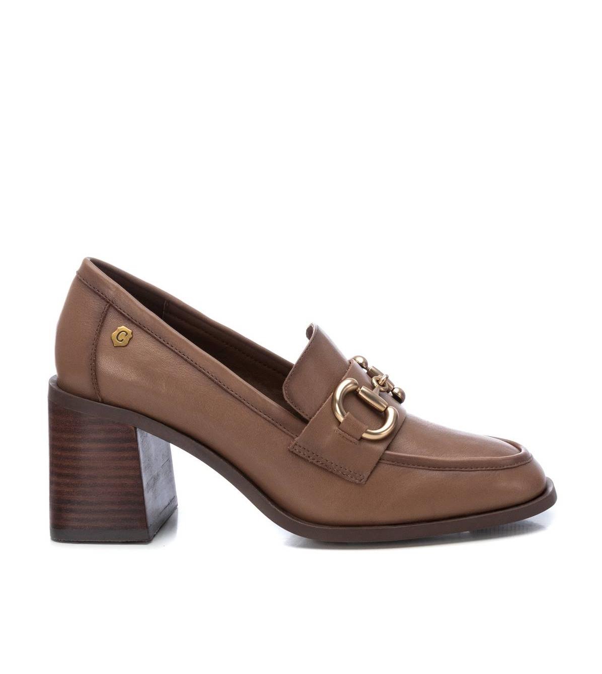 Carmela Collection, Women's Leather Pumps By - Taupe
