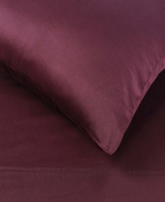 400-TC Egyptian Cotton Solid Deep Pocket Sheet Set, Queen