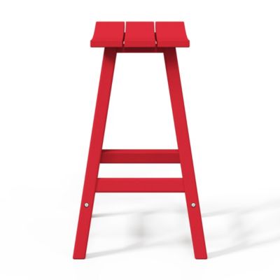 Outdoor Patio Adirondack Counter Height Stool Chair