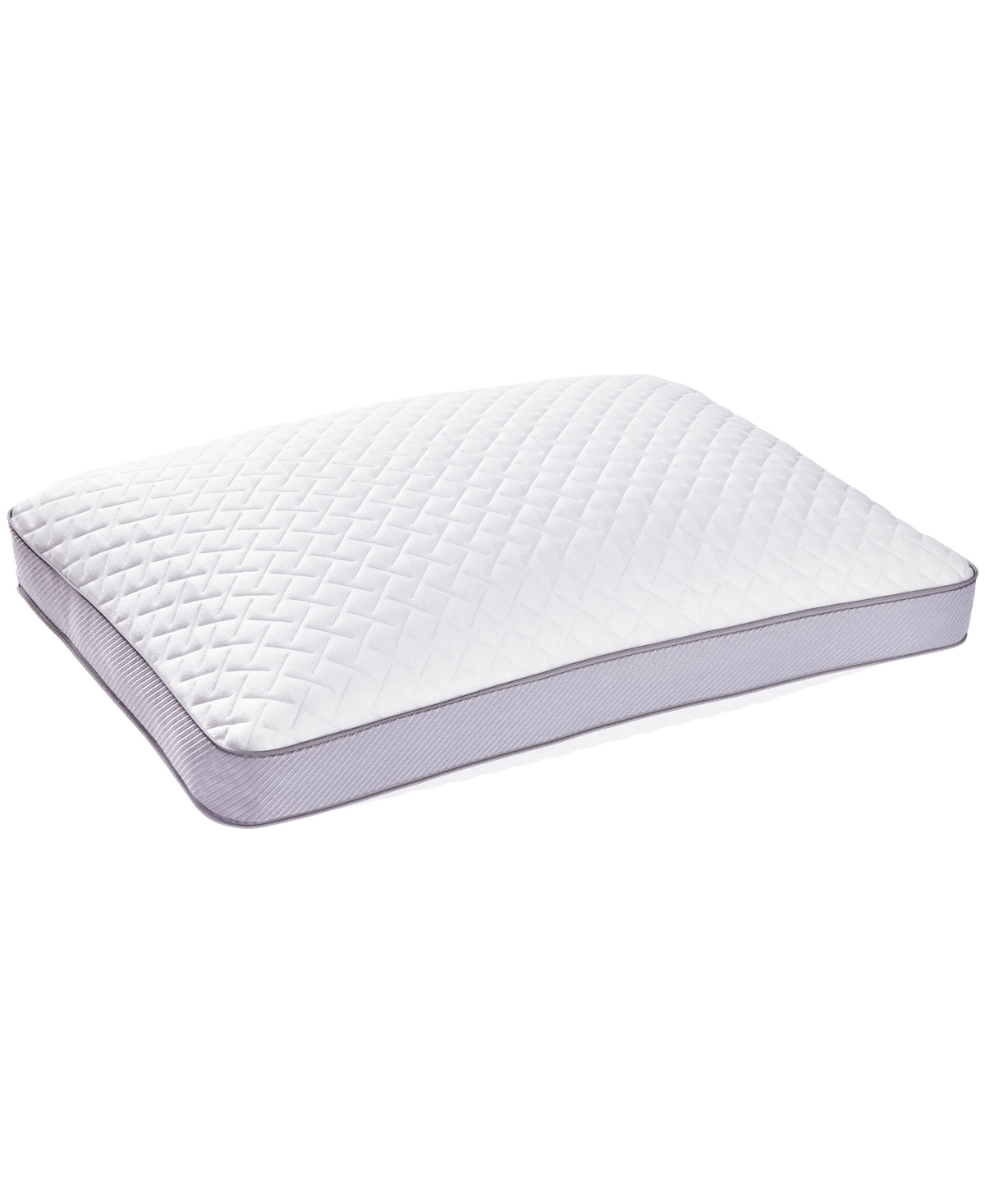 Serta Layered Luxury Gel Memory Foam Pillow, Standard In White