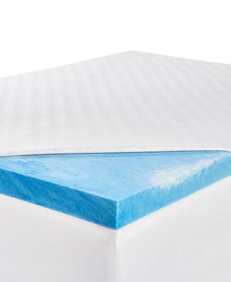 Soothing Cool 3-Inch Gel Memory Foam Mattress Topper, Twin XL