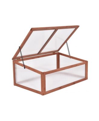 Wooden Plant Greenhouse Cabinet for Patio Balcony and Garden
