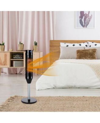 1500W Portable Pedestal Heater withTimer Remote Control