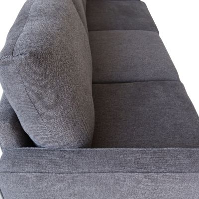 Modern Living Room Furniture Sofa In Dark Fabric