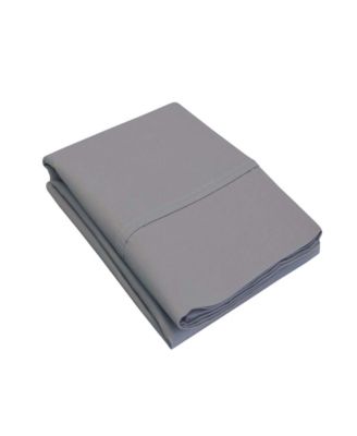 300-TC Solid Cotton Percale Pillowcases, Standard (Set of 2)