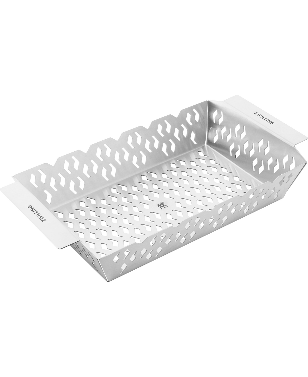 Shop Zwilling Bbq Medium Grill Basket In Stainless Steel