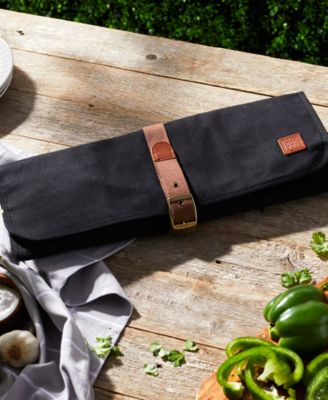 BBQ Chef’s Black Waxed Canvas Tool Storage Wrap