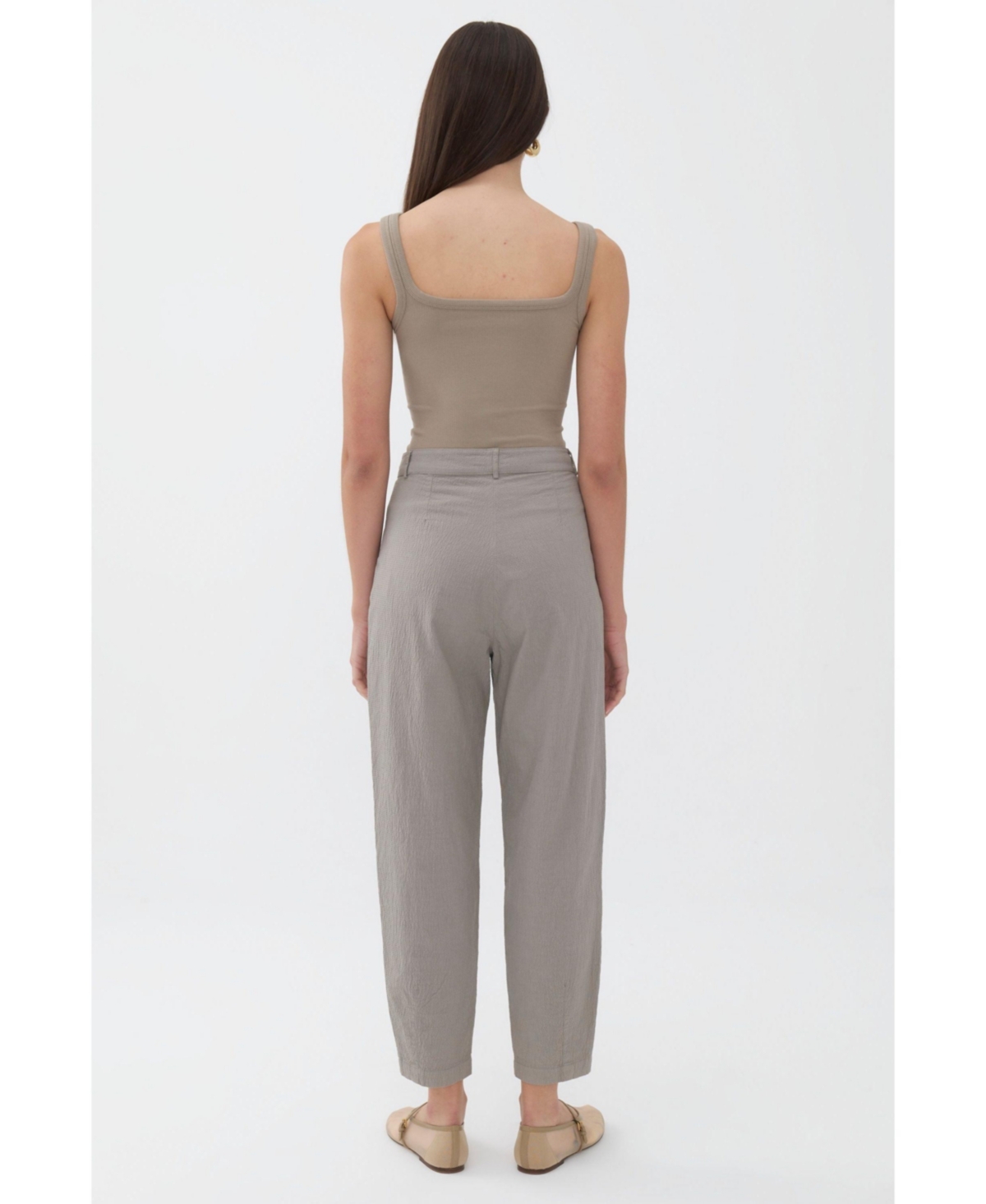 Nocturne Women's Ribbed Wide Strap Top