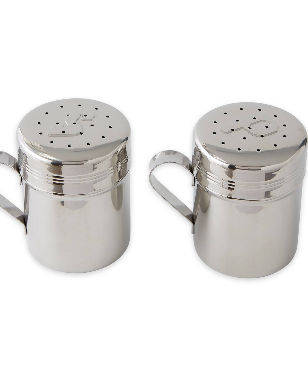 Rsvp International Endurance Stainless Steel 2 Piece 10 ounce Stovetop Salt Pepper