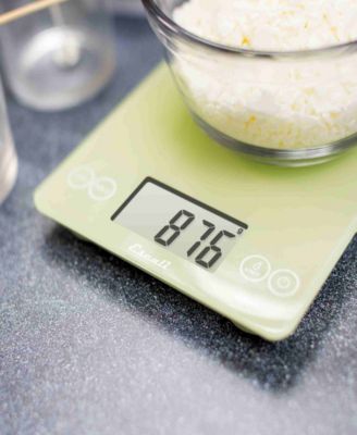 Arti Classic Up to 15lbs. Glass Digital Kitchen Scale and 50% larger Display