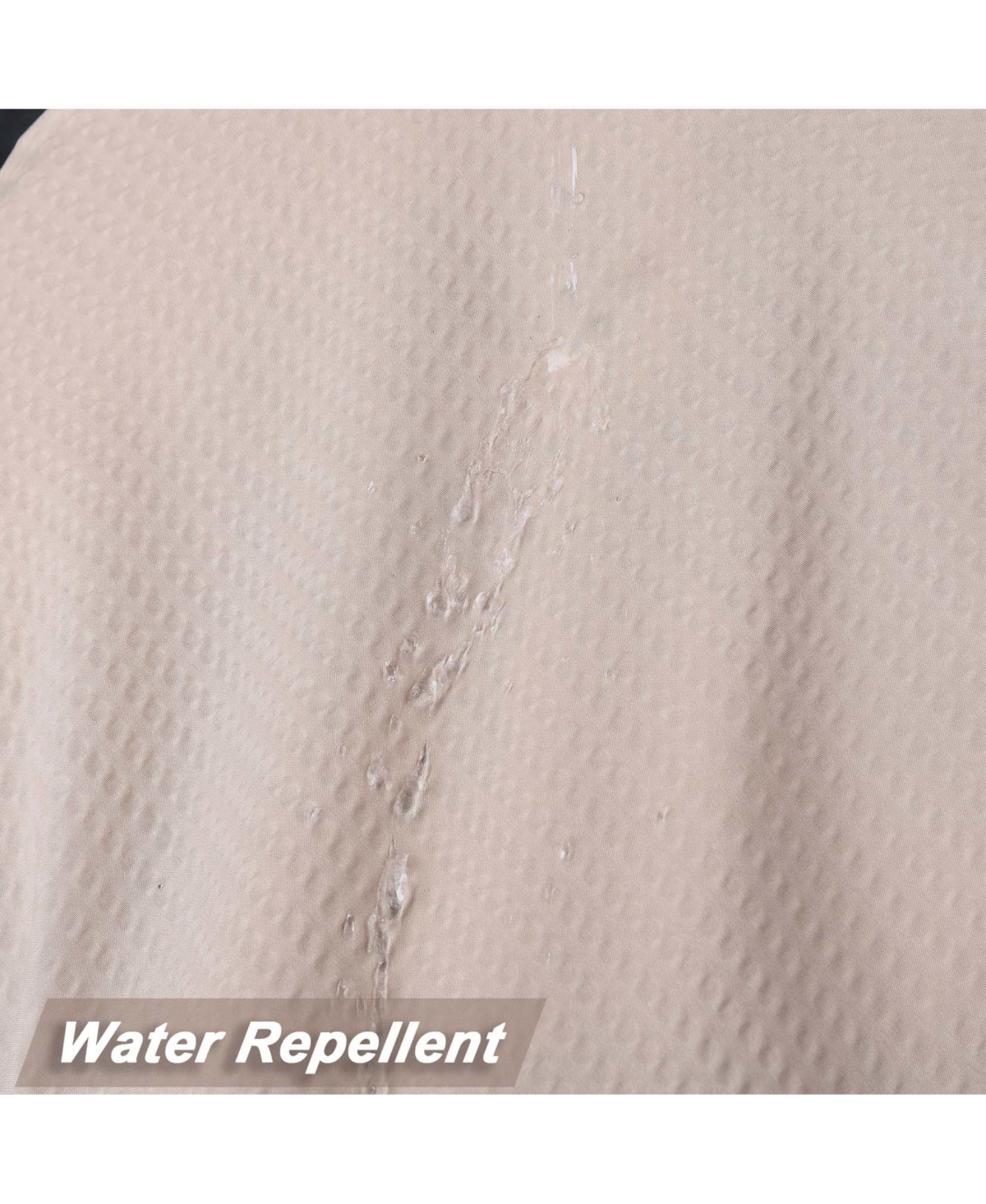 Caromio Soft Embossed Seersucker Microfiber Fabric Shower Curtain or Liner, 72