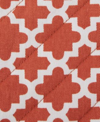 Lattice Basics Collection Kitchen Essentials, Oven Mitt Potholder Set, Spice, 2, Piece