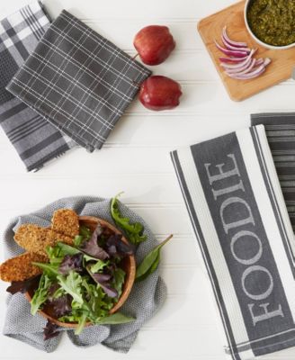 Everyday Collection Foodie Kitchen Set, Dishtowel Dishcloth, Mineral, 5 Piece