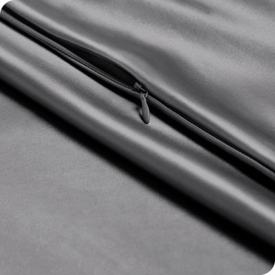 Mulberry Silk Pillowcase Set, Zipper Closure, King Size