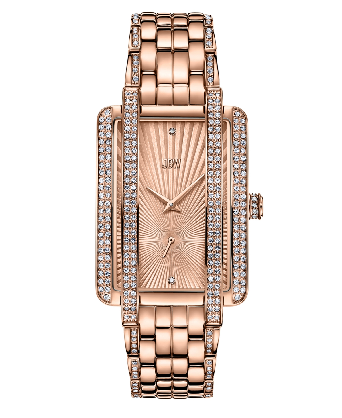 Women's Mink Diamond (1/8 ct.t.w.) 18K Rose Gold Plated Stainless Steel Watch - Gold