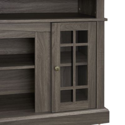 Modern TV Stand with Open/Closed Storage