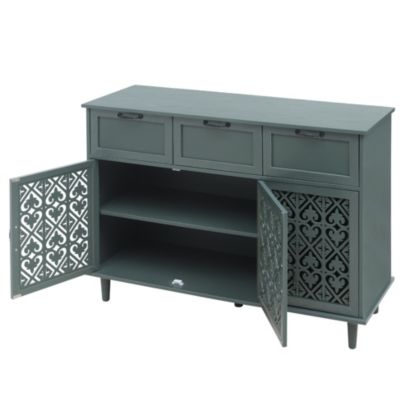 Versatile 3-Door Cabinet for Bedroom or Living Spaces