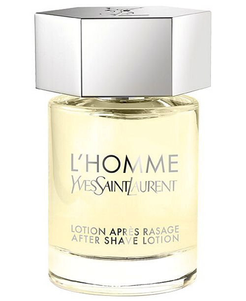 Yves Saint Laurent Men's L'HOMME After Shave Lotion, 3.3 oz. Cologne Beauty Macy's
