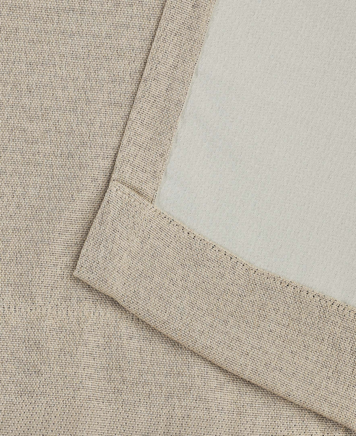 Superior Linen-Inspired Classic Room Darkening Modern Fade Resistant 2-Piece Curtain Set with Grommet Header Top, 42