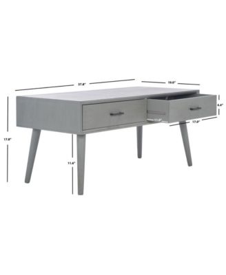 Mozart Mid Century 2 Drawer Coffee Table