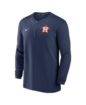 Men's  Navy Houston Astros Authentic Collection Game Time Performance Quarter-Zip Top