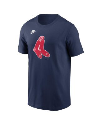 Men's Navy Boston Red Sox Cooperstown Collection Team Logo T-Shirt