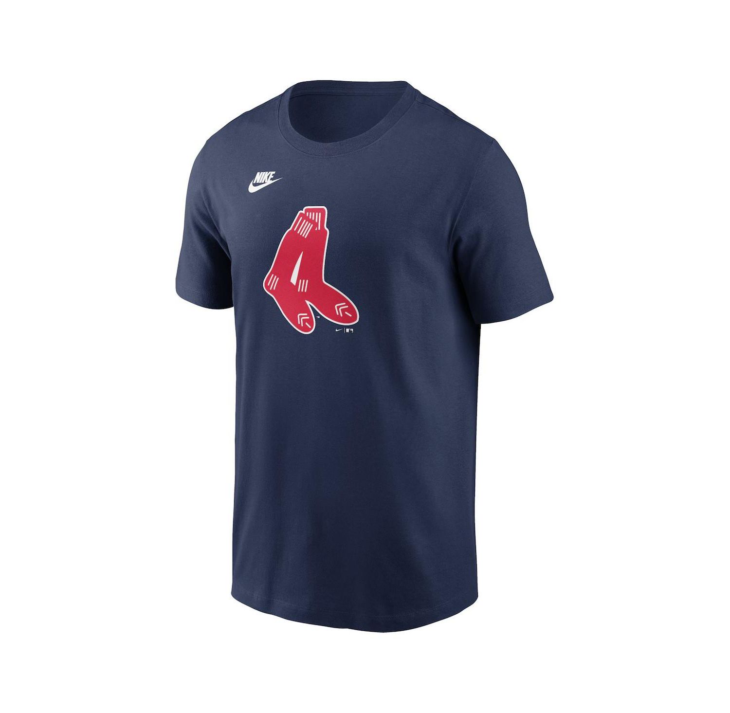 Men's Navy Boston Red Sox Cooperstown Collection Team Logo T-Shirt