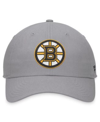 Men's Gray Boston Bruins Extra Time Adjustable Hat