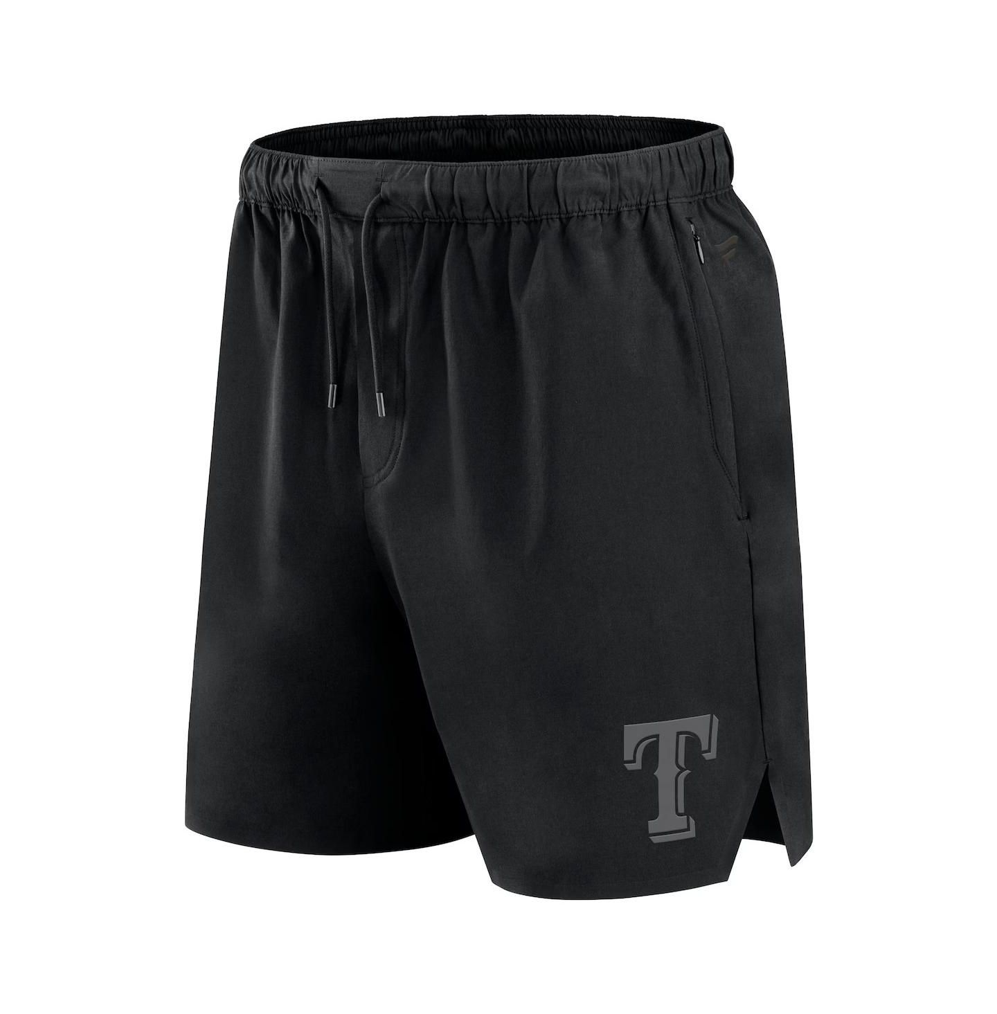 Мужские шорты Fanatics Signature Black Texas Rangers Front Office Woven — фото 2