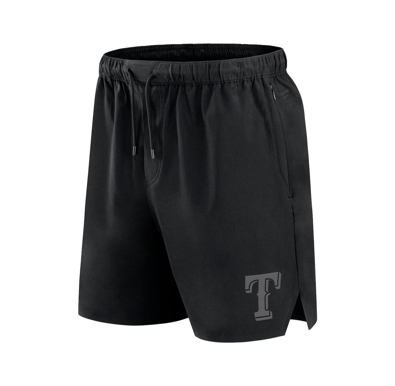 Men's Black Texas Rangers Front Office Woven Shorts