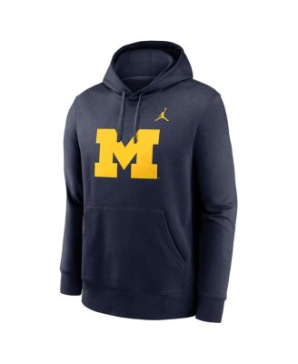 Men's Michigan Wolverines Primetime Evergreen Club Fleece Pullover Hoodie