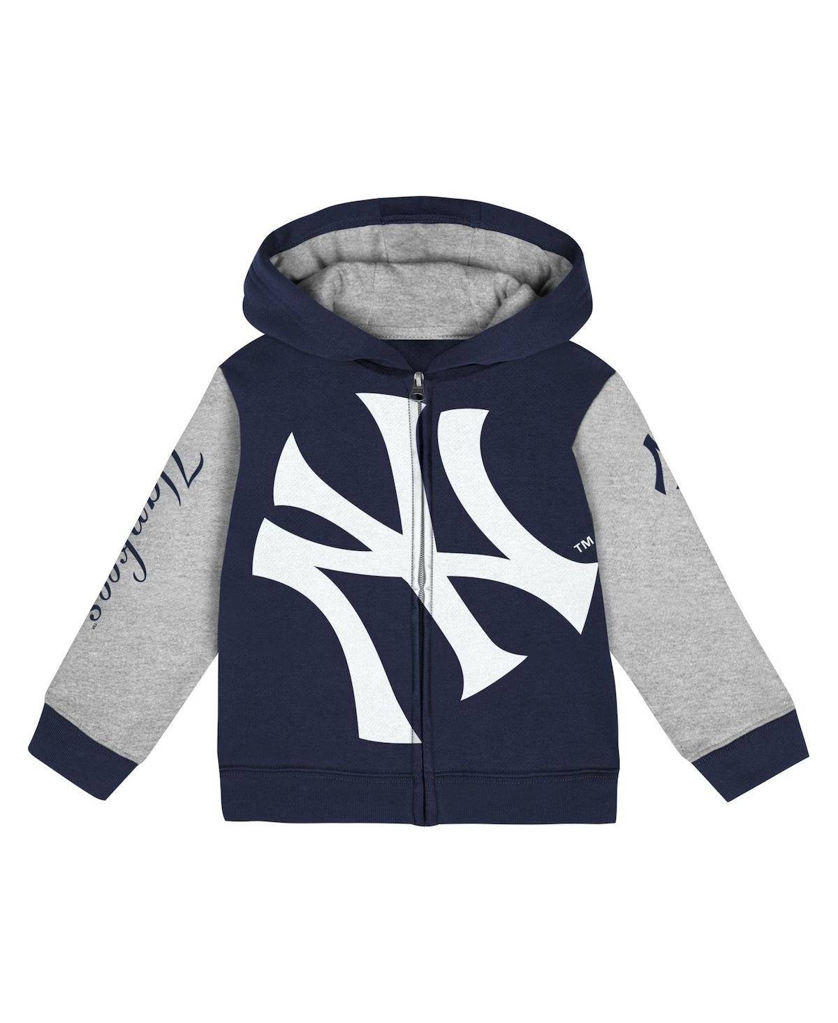 Outerstuff Toddler Navy New York Yankees Postcard Full-zip Hoodie In No Color
