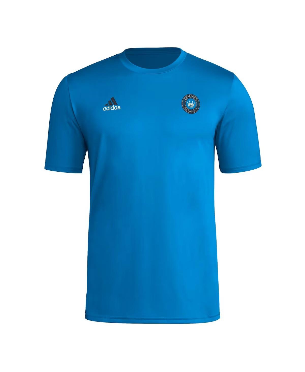 Adidas Men'sCharlotte Fc Local Stoic T-Shirt - Blue