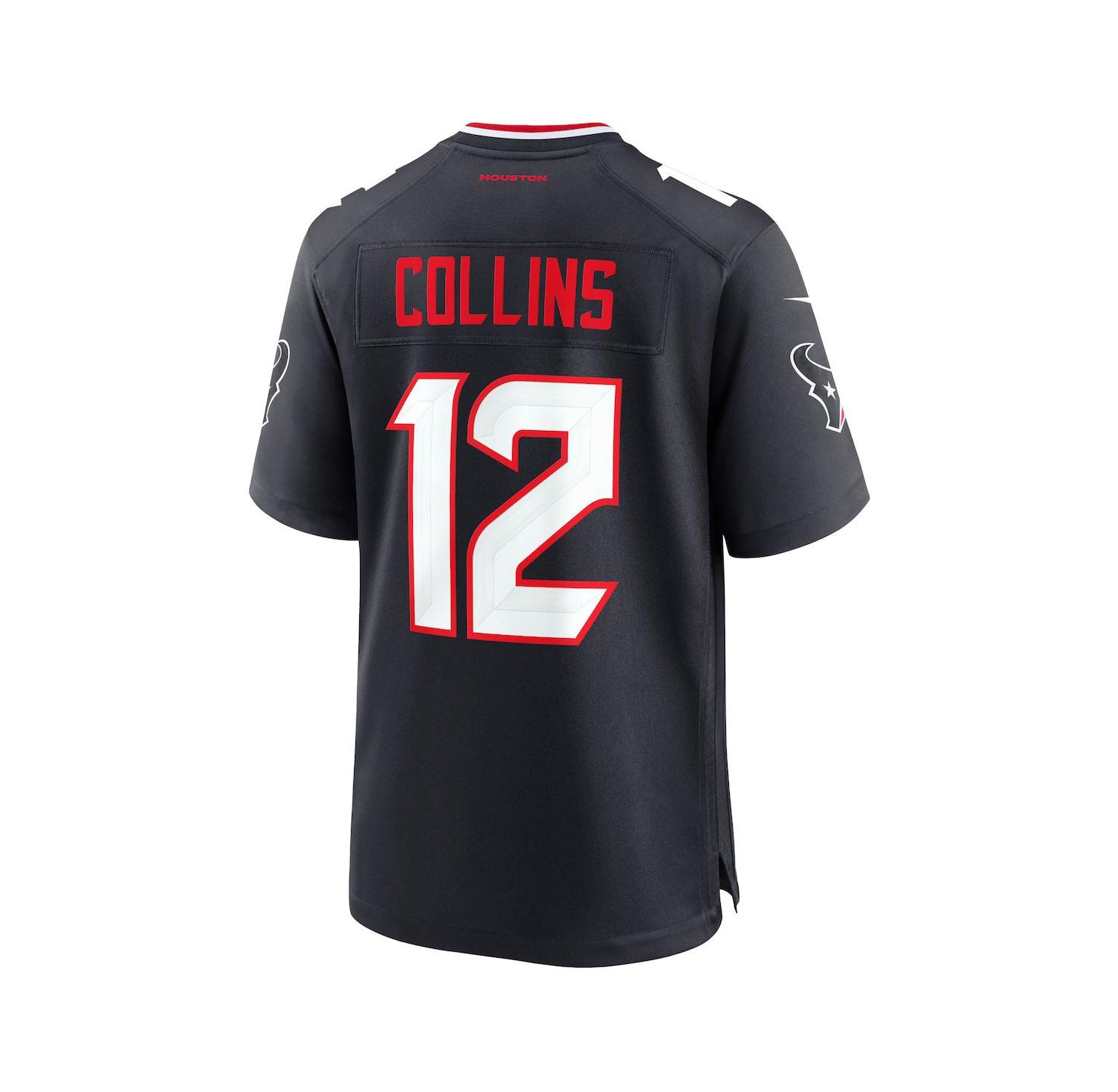 Men's Nico Collins Navy Houston Texans Game Jersey