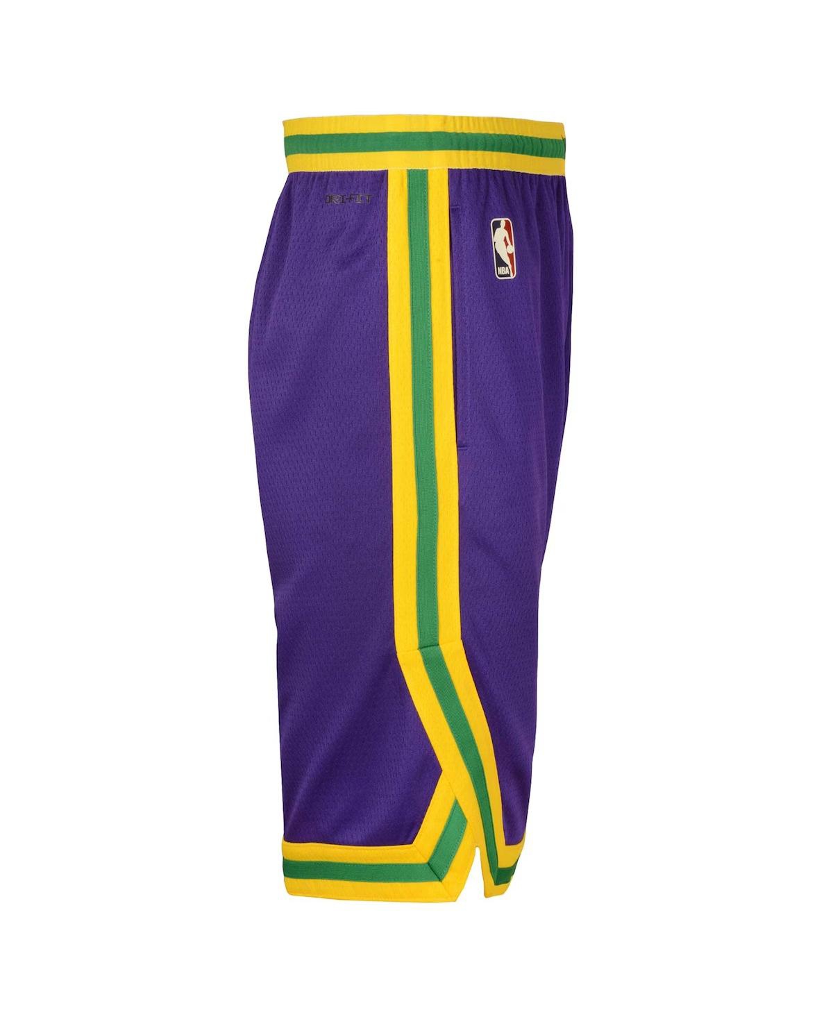 Nike Nba Big Boys and GirlsUtah Jazz Classic Edition Swingman Shorts - Purple