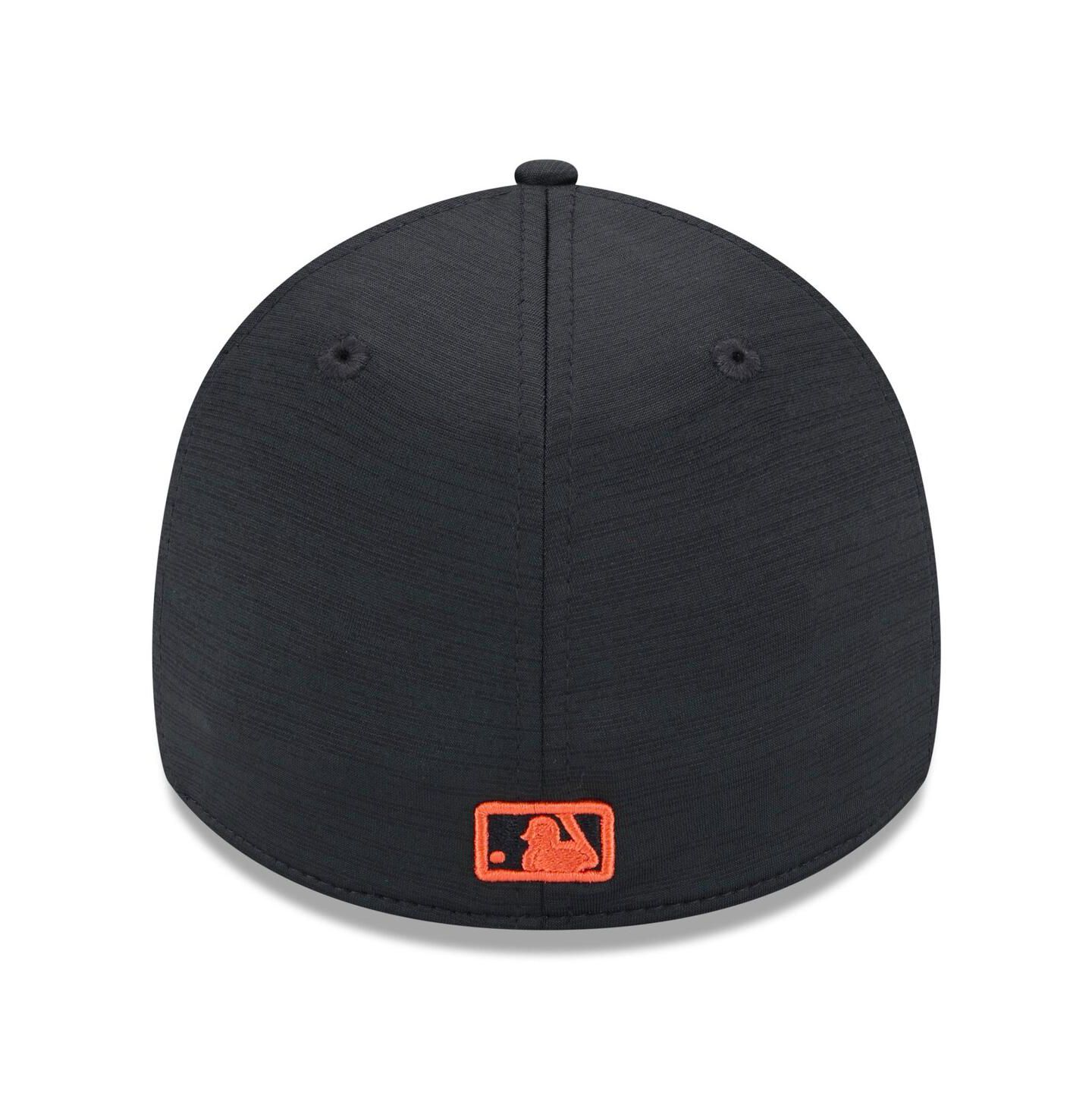 Мужской головной убор New Era Black San Francisco Giants 2024 Clubhouse 39THIRTY Flex Fit Hat — фото 4