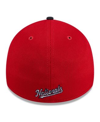 Men's Red Washington Nationals 2024 Batting Practice 39THIRTY Flex Hat