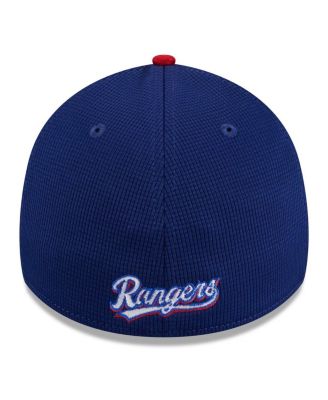 Men's White Texas Rangers 2024 Batting Practice 39THIRTY Flex Hat