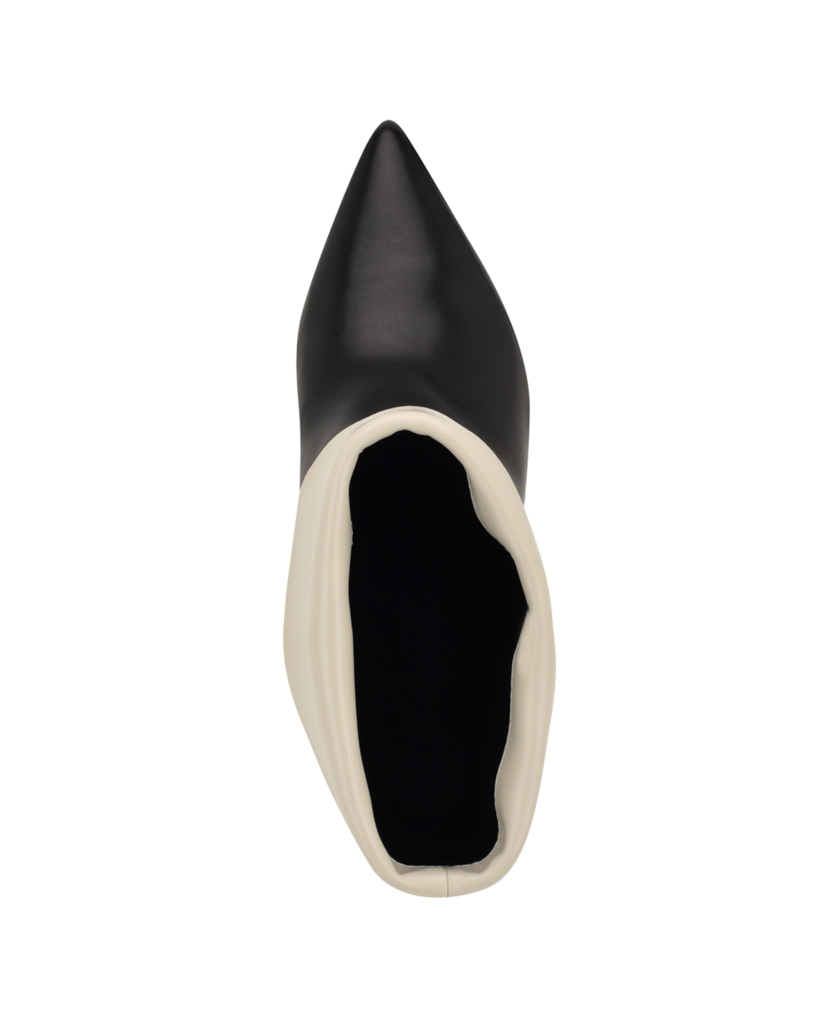 Nine West Women's Bayli Pointy Toe Stiletto Heel Dress Booties -Beige Leather