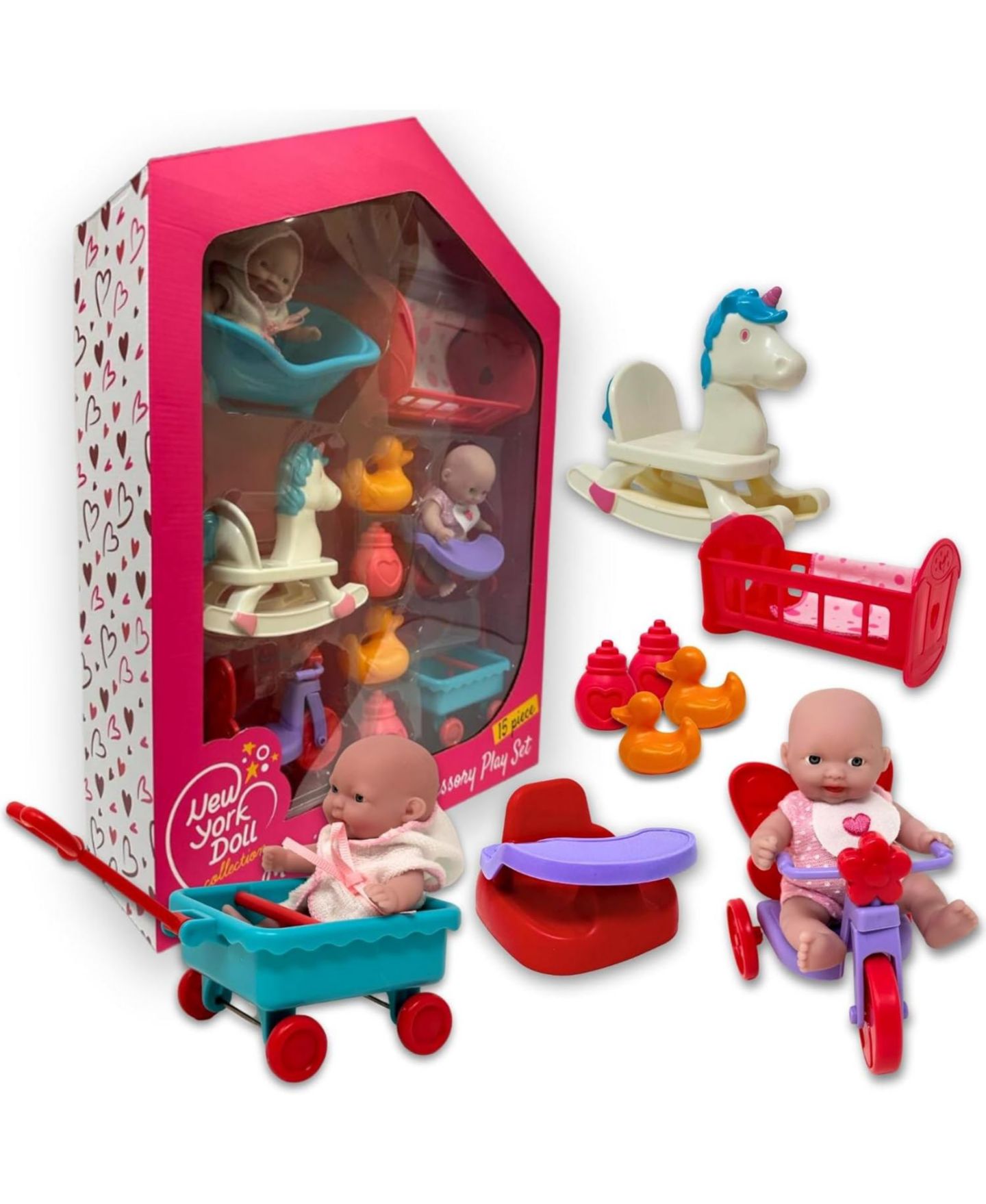 Детские куклы The New York Doll Collection Mini Baby Doll Set — фото 1