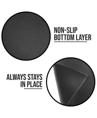 Exercise Equipment Mat 36 x 84-Inch, 6mm Thick High Density PVC Floor Mat for Ellipticals, Treadmills, Rowers, Stationary Bikes