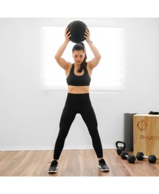 Slam Ball, 40 LB - Weighted Fitness Medicine Ball with Easy Grip Tread