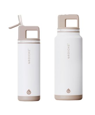 Alpine Flip 'N Sip Insulated Water Bottle with Straw 2pk 20 OZ + 40 OZ