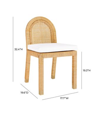 1 Pc. Rattan Arched Back Dining Chair